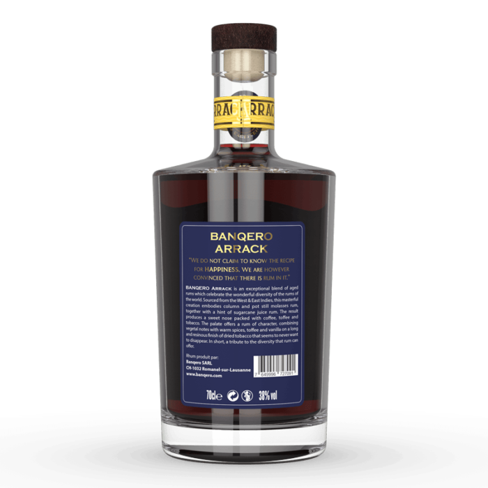 BANQERO Arrack Rum – Bild 2
